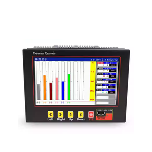 Enregistreur de température numérique couleur sans papier multi-canaux PT100 + thermocouple - Product Image 2