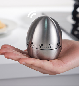 Công cụ nhà bếp sáng tạo Hẹn Giờ Cơ Học hẹn giờ Trứng 60 phút hẹn giờ bằng thép không gỉ thời gian sinh viên nướng nhắc nhở nấu ăn - Product Image 6