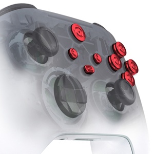 8 boutons directionnels métalliques ABXY ExtremeRate rouges 8-en-1 pour manette Xbox Series X S - Product Image 2