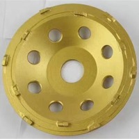 Disco de Diamante PCD de 125 mm OEM para Eliminar Epoxi y Herramientas de Pulido de Concreto