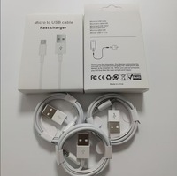 Câble de données Micro-USB en TPE de haute qualité avec blindage en cuivre pur pour téléphones mobiles Android et batteries externes