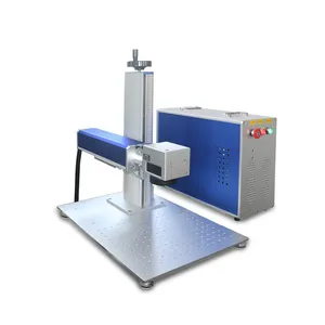 En iyi lazer fabrika fiyat Fiber lazer işaretleme makinesi Raycus 20w 30w 50w galgalvo tarama kafası ile 110 200 300mm çalışma boyutu