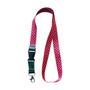 カードホルダー用パレスチナケフィエパターンストラップポリエステル素材ストラップ - Product Image 5