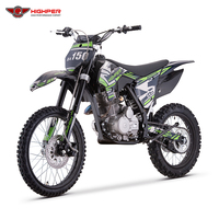Highper Certificat CE Modèle moins cher 150cc 250cc Adultos Gas Dirt Bike Moto tout-terrain Moto Adultes