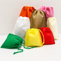 Pochette anti-poussière en non-tissé personnalisée avec cordon de serrage, réutilisable, pour sacs à main, cadeaux et emballages