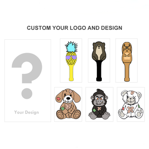 Housse de tête de club de golf personnalisable en peluche amusante, motif gorille, grenouille, crocodile, accessoires pour couvre-tête de club - Product Image 3