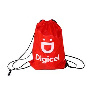 Sacs de sport à cordon personnalisés AI-MICH avec logo promotionnel, vente en gros, sacs en polyester bon marché pour le sport ou l'usage quotidien - Product Image 1