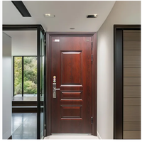 Porte de sécurité en acier personnalisée, ignifuge, insonorisée, avec serrure multipoints pour bureau moderne
