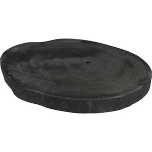 DISQUE EN BOIS NOIR 50X3CM - Product Image 1