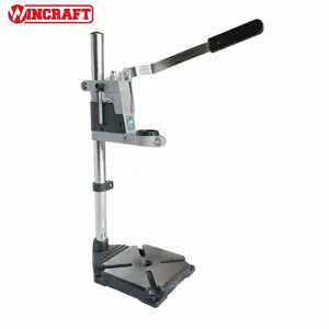 Electric Drill Bracket Base Stand Depth Adjustment Scale and Stop Cast Iron Base Drill Stand
