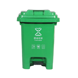 صندوق قمامة صغير متنقل سعة 50 لتر صندوق قمامة صناعي خارجي للشوارع - Product Image 3