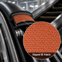 Tissu de ceinture en polyester enduit EE haute résistance, directement de l'usine, pour bande transporteuse multi-couches et main courante d'escalator EE150