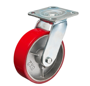 Fabrik preis Heavy Duty Good 4/5/Zoll PU/TPR/Gummi Industrie rollen wagen, drehbare Hochleistungs-Lenkräder - Product Image 4