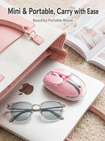 MOFii M60 Translucent Striped BT 2.4G Wired Triple Mode Quiet Ergonomic Office Gaming Rechargeable 400mAh Wireless Mouse