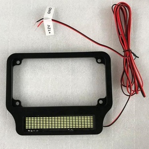 LED hiển thị Hoa Kỳ 7x23pixel xe máy màu trắng Xe LED tấm giấy phép khung - Product Image 2