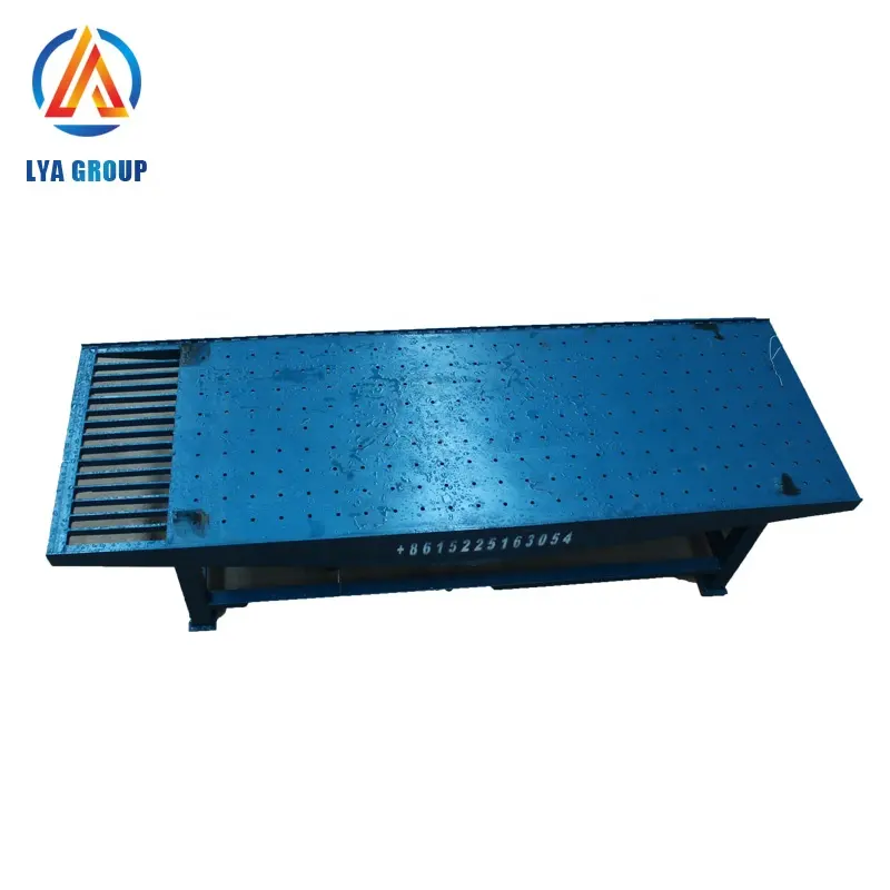 Vibrating table machine for concrete moulds paver block making vibration platform