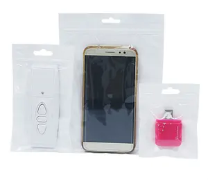 मोबाइल फोन के मामले में 3c स्पष्ट पैकेजिंग टुकड़े टुकड़े में प्लास्टिक बैग कस्टम प्लास्टिक बैग