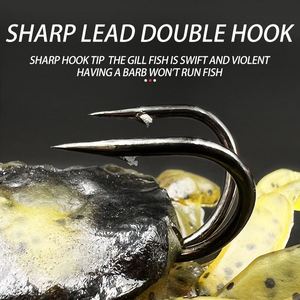 Esche Artificiali Topline Shareshark 3D Simulazione Pesce Morbido <span class=keywords><strong>Esca</strong></span> <span class=keywords><strong>Artificiale</strong></span> a Forma di Granchio <span class=keywords><strong>con</strong></span> Amo per <span class=keywords><strong>Pesca</strong></span> <span class=keywords><strong>in</strong></span> <span class=keywords><strong>Mare</strong></span> <span class=keywords><strong>Esca</strong></span> per Carpe - Product Image 2