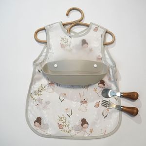 Bavoirs imperméables pour bébé Les bavoirs en tissu de <span class=keywords><strong>silicone</strong></span> ne blessent pas la peau Bavoirs pour bébé adultes respirants faciles à nettoyer - Product Image 2