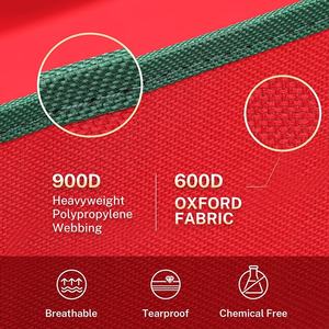 Caja de almacenamiento <span class=keywords><strong>para</strong></span> adornos navideños, organizador de decoración navideña, cierre con cremallera, 4 bandejas extraíbles, Oxford 600D - Product Image 3