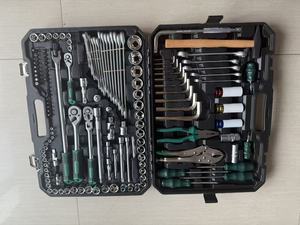 Juego de Llaves de Trinquete de 24 Dientes, 144 Piezas, Herramientas de Reparación Automotriz, Kit Completo para Hogar y Jardín, en Caja con 144 Puntas # - Product Image 2