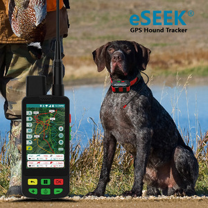 eSEEK Long Range 4G VHF GPS Hound Locator System IP68 <b>Waterproof</b> GunDog <b>Trainer</b> Collar with Handheld PDA for Deep Woods - Product Image 2