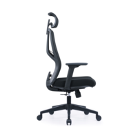 Fauteuil de bureau ergonomique de luxe en gros, chaise de direction moderne en tissu robuste pour ordinateur