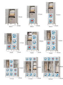Armoire en plastique moderne et économique pour enfants, meuble de rangement pliable et extensible pour <span class=keywords><strong>bébé</strong></span>, idéal pour l'<span class=keywords><strong>organisation</strong></span> du salon - Product Image 6
