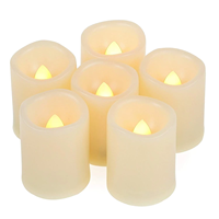 Bougie pilier LED sans flamme, simulation de flamme 3D, télécommande, fonctionne sur piles, pour la décoration de table de banquet d'Halloween ou de Noël