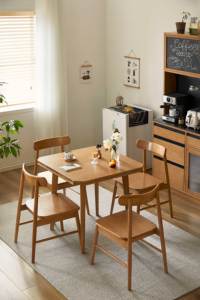 Nửa Nhà Hiện Đại Châu Âu Đa Chức Năng Rắn Gỗ Vòng Gấp Bàn Ăn Cho Khách Sạn Sử Dụng - Product Image 2