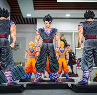 Figurine de collection Son Gohan Super Saiyan à cheveux noirs, 31 cm, Dragon Ball II, nouvelle figurine de manga de dessin animé, statue en PVC, figurine d'anime, jouet, cadeau