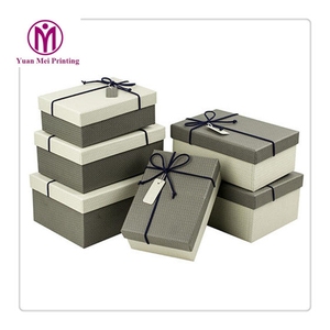 Ô hộp quà tặng với Ribbon mới thiết kế tùy chỉnh in tái chế thiết kế bán buôn giá rẻ hộp giấy trắng tùy chỉnh hiển thị - Product Image 5