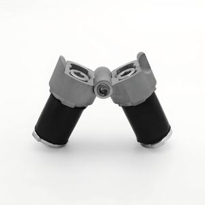 Connecteur en aluminium galvanisé à double tube rotatif mobile, charnière de tuyau incliné - Product Image 1