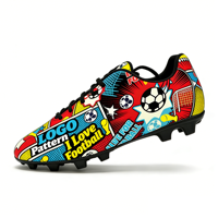 1 Paire de Chaussures de Football Personnalisées OEM pour Enfants et Hommes, Chaussures de Futsal Personnalisées avec Semelle Intérieure en TPU, Chaussures de Football d'Entraînement