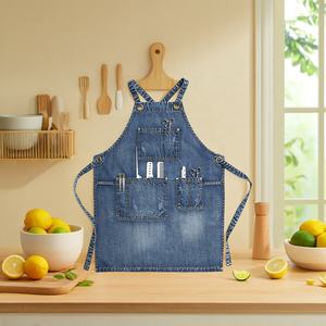 DUOLAI-Delantal de cocina sin mangas personalizado para <span class=keywords><strong>el</strong></span> hogar - Product Image 4