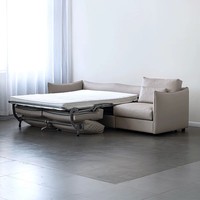 Canapé-lit en tissu Somnus Tech pliable 2 en 1 multifonctionnel 3 places pour salon, bureau, hôtel, appartement, immeuble de bureaux