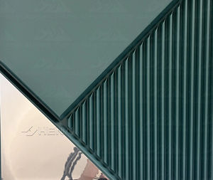 Panneaux muraux en PVC imperméables géométriques modernes de haute qualité Wayon 50cmx50cm pour la décoration intérieure du salon, faciles à poser soi-même - Product Image 4