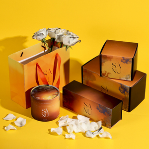 Conjuntos de productos de tubo de cartón de lujo personalizados, embalaje de caja de regalo de tubo de papel Kraft marrón con logotipo impreso para comida Kraft - Product Image 2