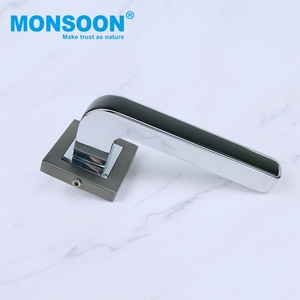 Chất Lượng Cao Riêng Tư Kẽm Hợp Kim Cửa Đòn Bẩy Cổ Điển Mộc Mạc Xử Lý Hiện Đại Gỗ Lối Vào Cửa Xử Lý Khóa Thiết Lập - Product Image 4