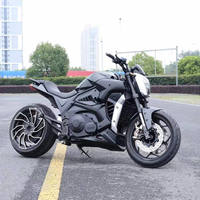 2025 Best-seller 7000W Moteur à chaîne centrale Moto de tourisme électrique Conduite confortable Vitesse maximale 180 km/h 72v
