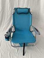 Chaise de plage pliable de haute qualité à 5 positions, confortable, portable, avec cadre en aluminium, tissu Oxford 600D, chaise de camping durable