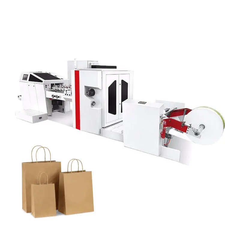 A máquina de alta velocidade automática mais popular fazendo linha de produção do saco de papel