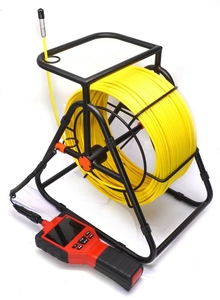 Caméras vidéo sous-marines, endoscopes, écran HD 10,1'', caméra de surveillance des canalisations d'égout, caméra endoscopique avec tube flexible semi-rigide de 50 m, lumière LED - Product Image 3