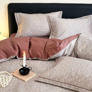 Juego de Cama de 4 Piezas con Diseño Floral de los Años 60, 100% Algodón, 300 Hilos, <span class=keywords><strong>Colores</strong></span> Vibrantes, Resistentes a la Decoloración, Certificado OEKO-TEX - Product Image 3