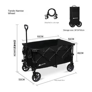 ShineTrip Tanto Camper Pliable Camping Chariot Portable En Plein Air 4 Roues Chariot Main Pousser - Product Image 5