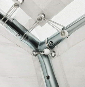 Tente de réception extérieure en PVC imperméable blanche pour événements, chapiteau 4 saisons, tentes de mariage à vendre - Product Image 5
