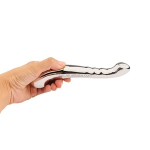 SacKnove Juguetes sexuales para adultos Doble expansor Próstata Punto G Masturbación Varita Bdsm Metal Acero inoxidable Butt Plug Anal Dildos - Product Image 6