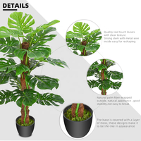 Penjualan Terbaik Oh Arts multi-ukuran tanaman buatan deliciosa monstera Monstera tanaman palsu