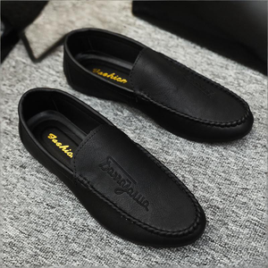 Nouveauté Été 2026 Mocassins <span class=keywords><strong>Homme</strong></span> en Similicuir PU, Chaussures de Conduite Décontractées à Semelle Souple, à Enfiler, <span class=keywords><strong>Tendance</strong></span> Streetwear, Couleur Unie, <span class=keywords><strong>Tendance</strong></span> Internet - Product Image 4