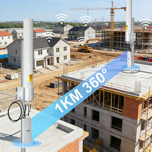 Bridge Wifi KuWFi da Esterno a Lungo Raggio 900Mbps 5.8G, Antenna Omnidirezionale Impermeabile a 360°, Punto-Multipunto TDMA - Product Image 4